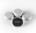 2 1/2" round Reusable Furniture Sliders- Easily Move Small to Medium Sized Items across Carpet 8 Pack Gray