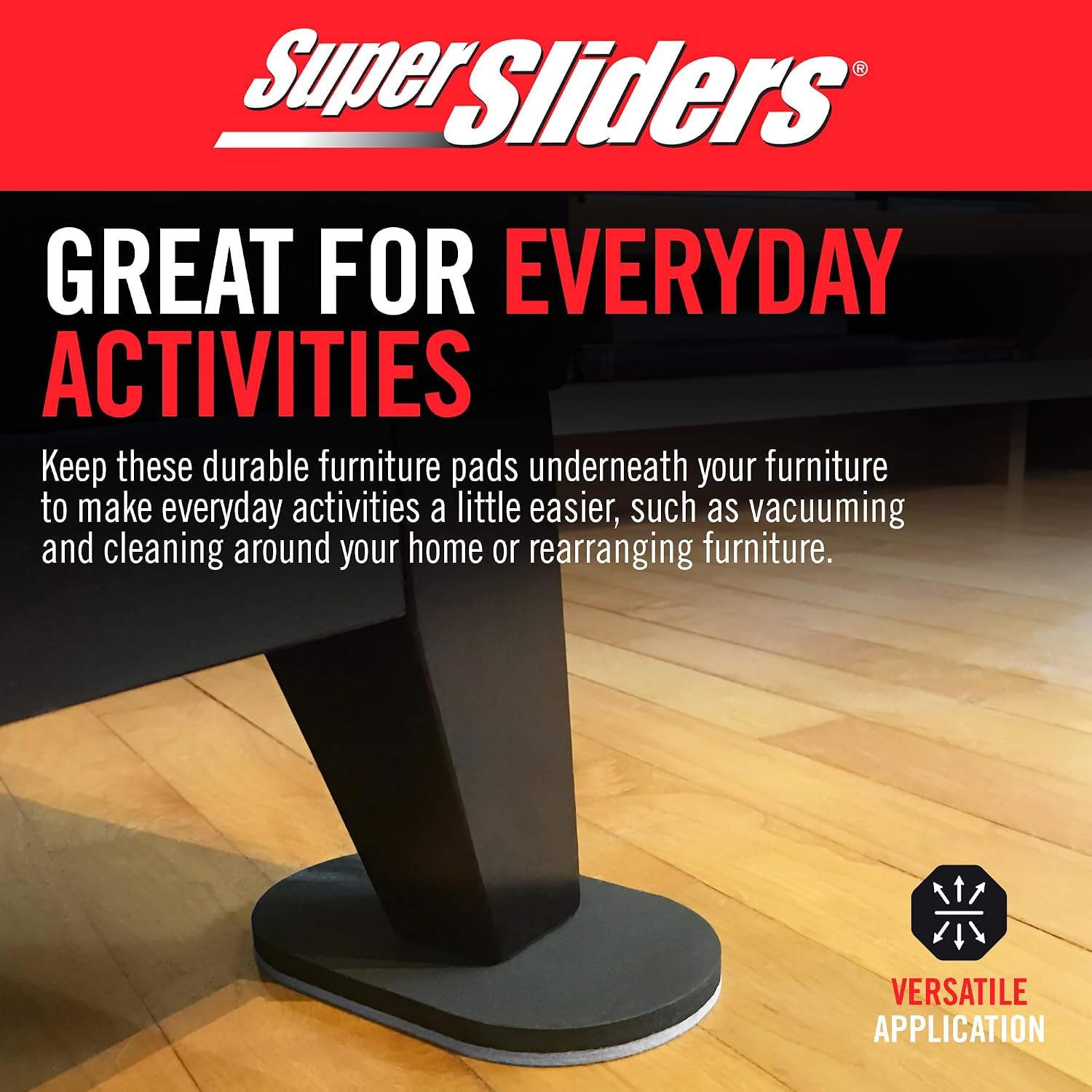5-3/4" X 9-1/2" XL Oval Reusable Felt Furniture Sliders for Hard Surfaces, Anti-Slip Protective Furniture Moving Pads for Beds, Sofas, Dressers, Set of 4, Gray
