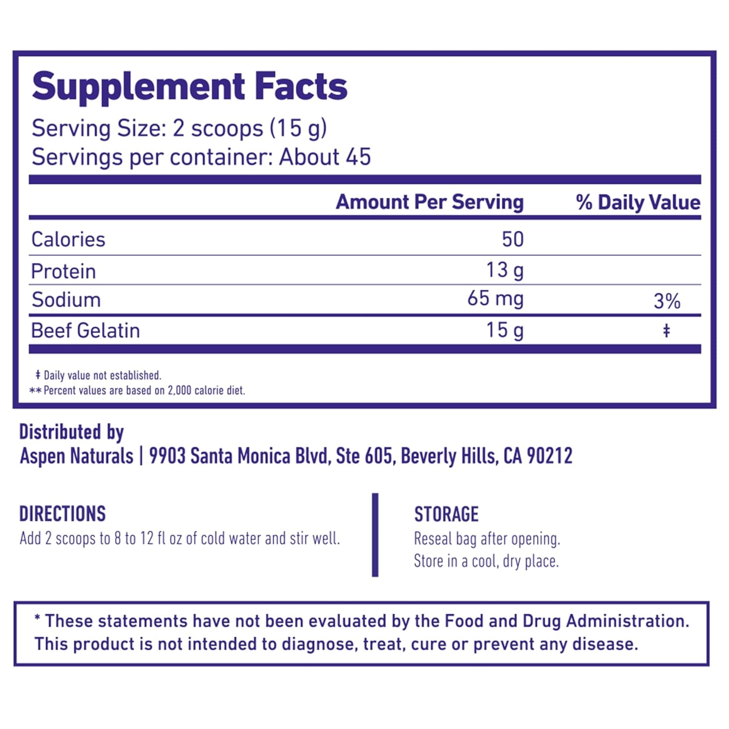 Beef Gelatin Powder Unflavored 24 Oz | Grass Fed, Pasture-Raised | Non-Gmo, Gluten-Free, Paleo-Friendly | Premium Culinary Gelatin | Cooking, Baking, Gummies, Marshmallows & More