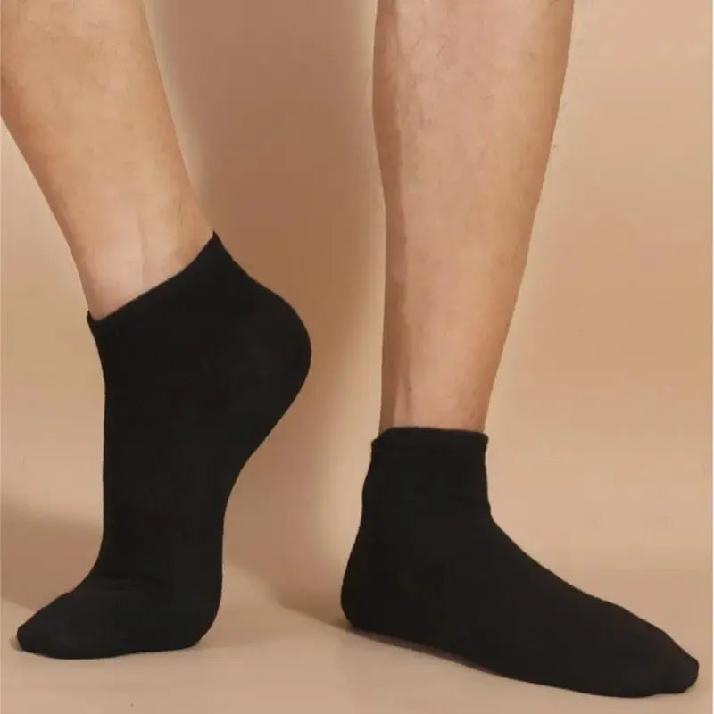 10 Pairs Unisex Casual Plain Color Boat Socks Thin Breathable Comfy anti Odor Sweat-Absorbing Low Cut Ankle Socks for Men Women