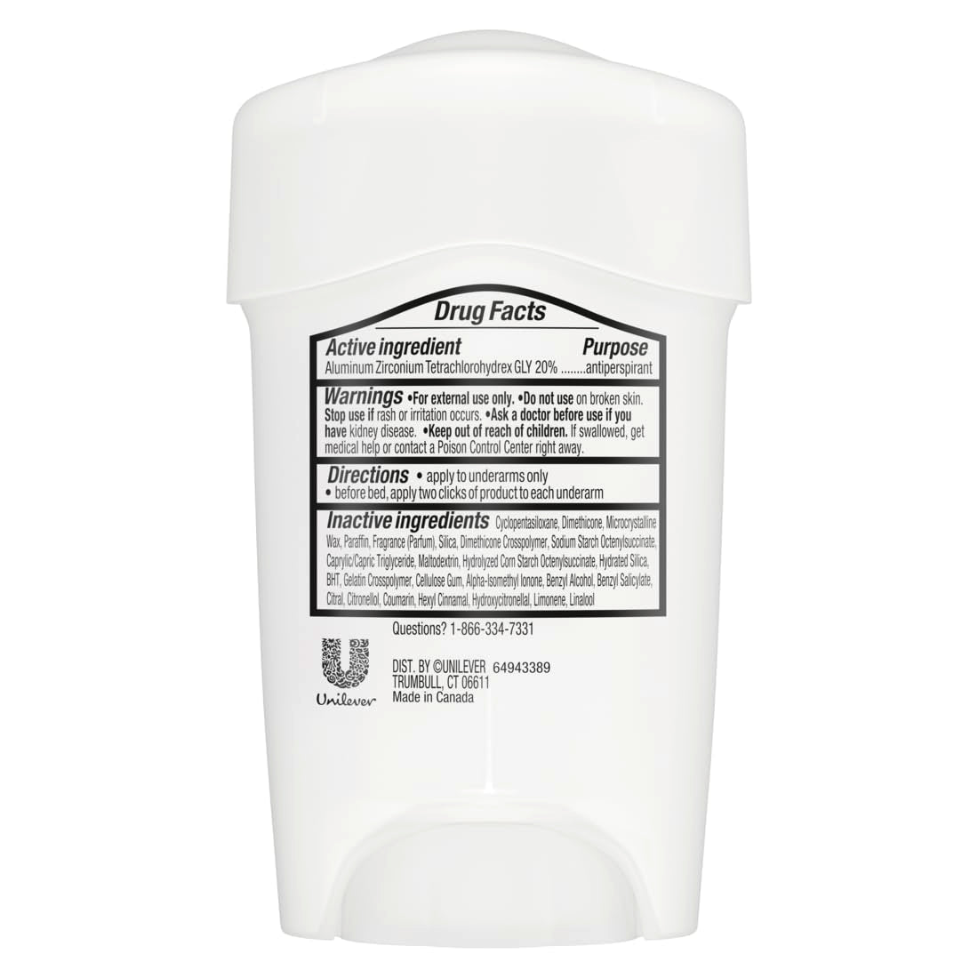 Degree Clinical Strength Antiperspirant Deodorant Original Soft Solid 96-Hour Sweat and Odor Protection 5X Types of Sweat 1.6 Oz