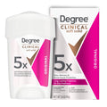 Degree Clinical Strength Antiperspirant Deodorant Original Soft Solid 96-Hour Sweat and Odor Protection 5X Types of Sweat 1.6 Oz