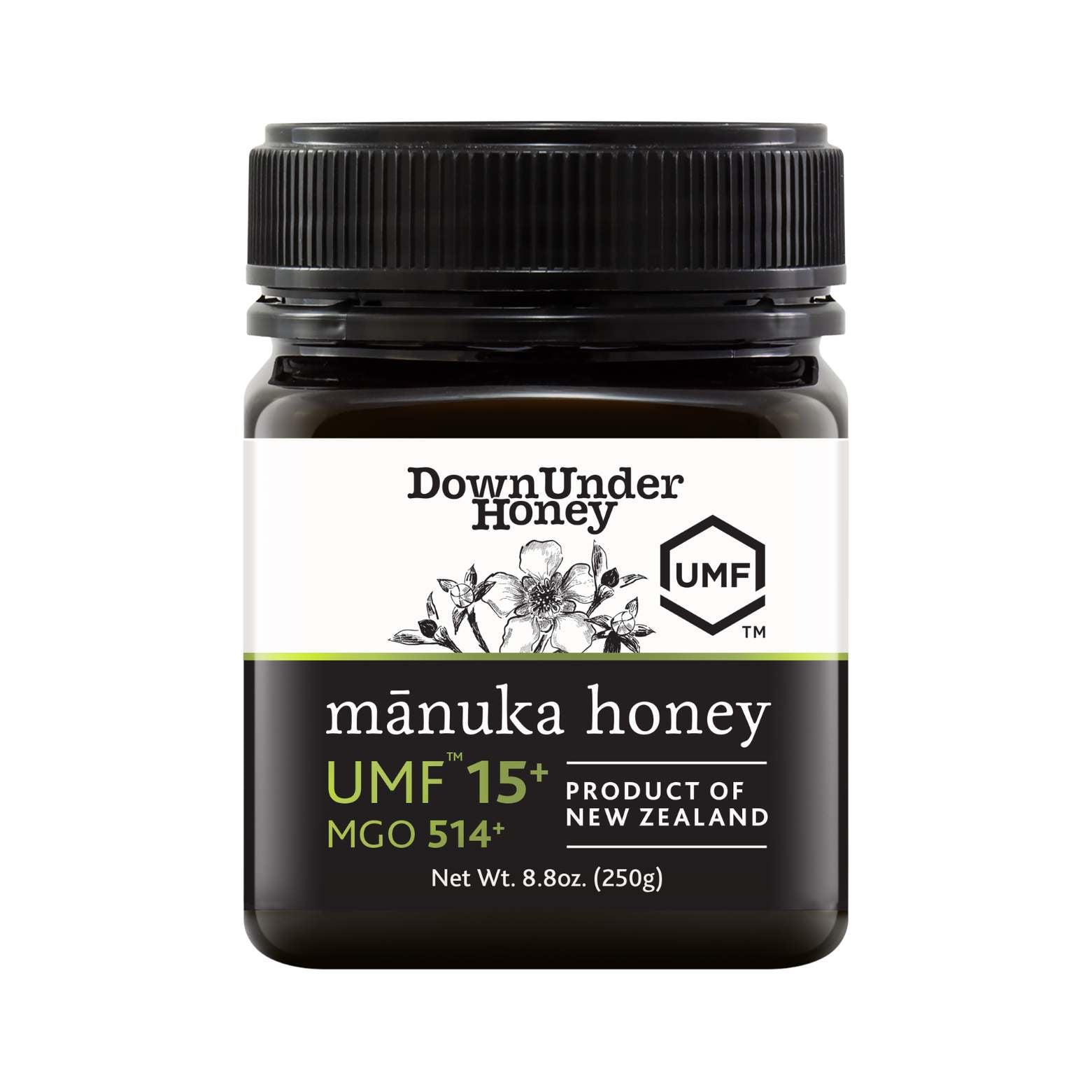 UMF 15+ Manuka Honey (MGO 514+) 8.8oz