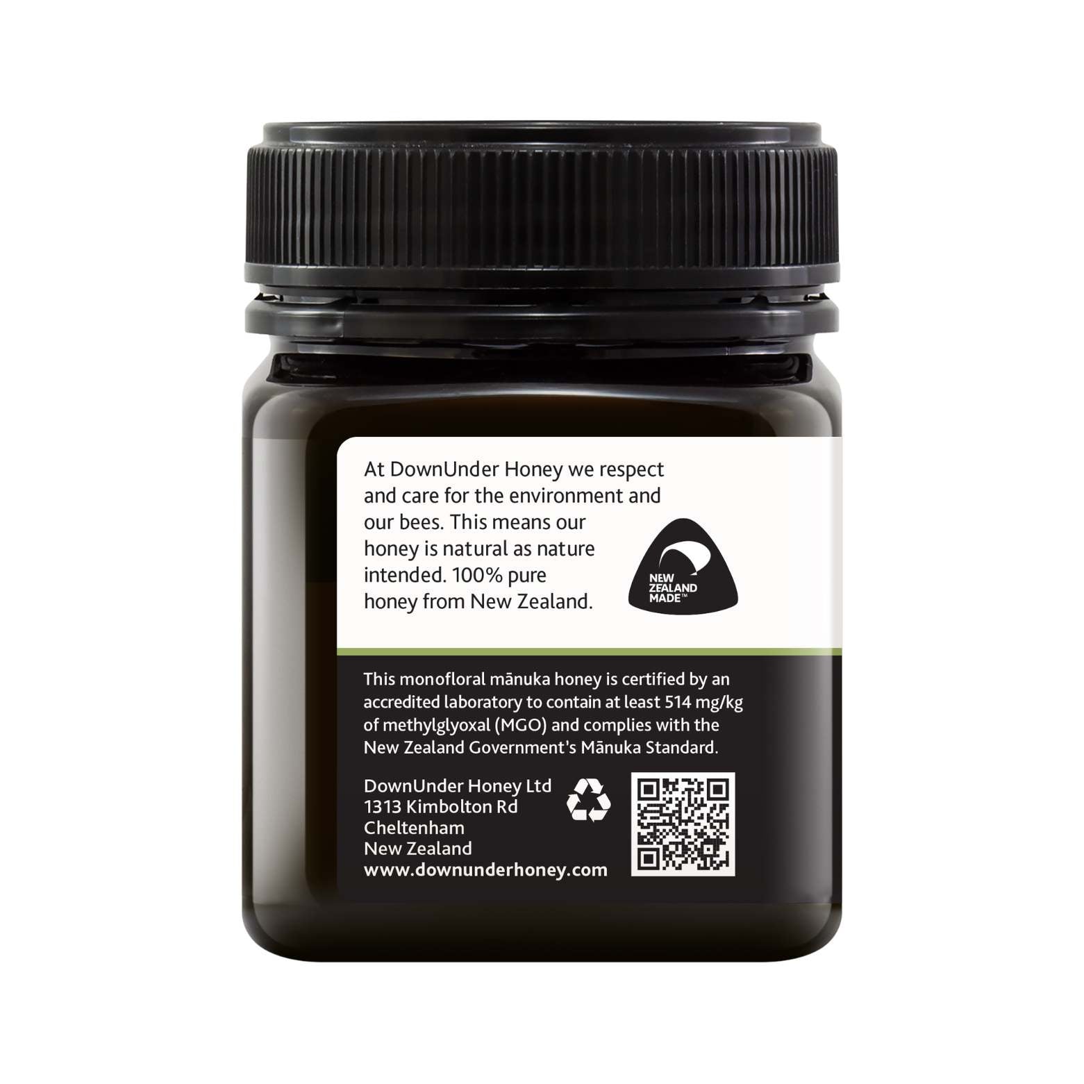 UMF 15+ Manuka Honey (MGO 514+) 8.8oz
