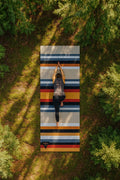 Falcons Rest Yoga Mat – 6 mm Extra Thick, Double-Sided Non-Slip, Eco-Friendly PER with Multi-Color Trail-Inspired Design | Yune Yoga