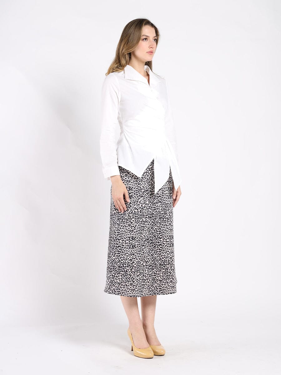 Asymmetrical Long Sleeve Top-2