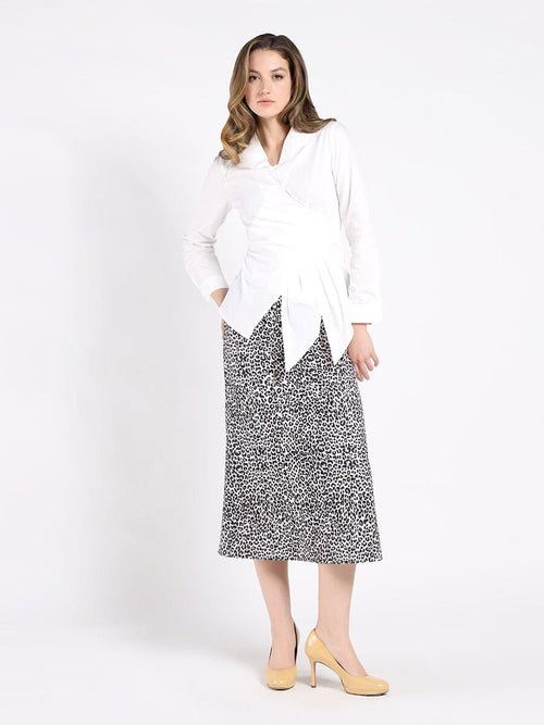 Asymmetrical Long Sleeve Top-1