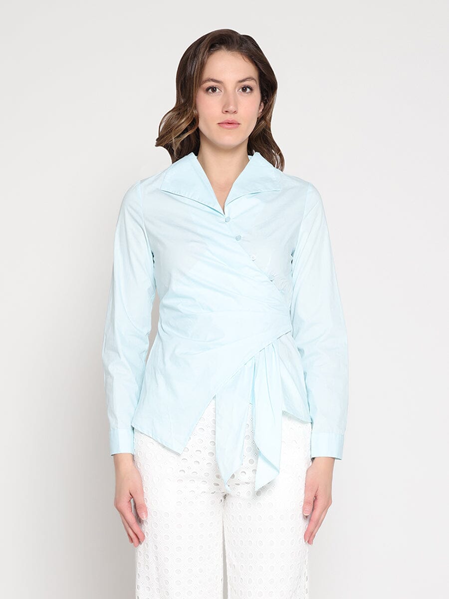 Asymmetrical Long Sleeve Top-4