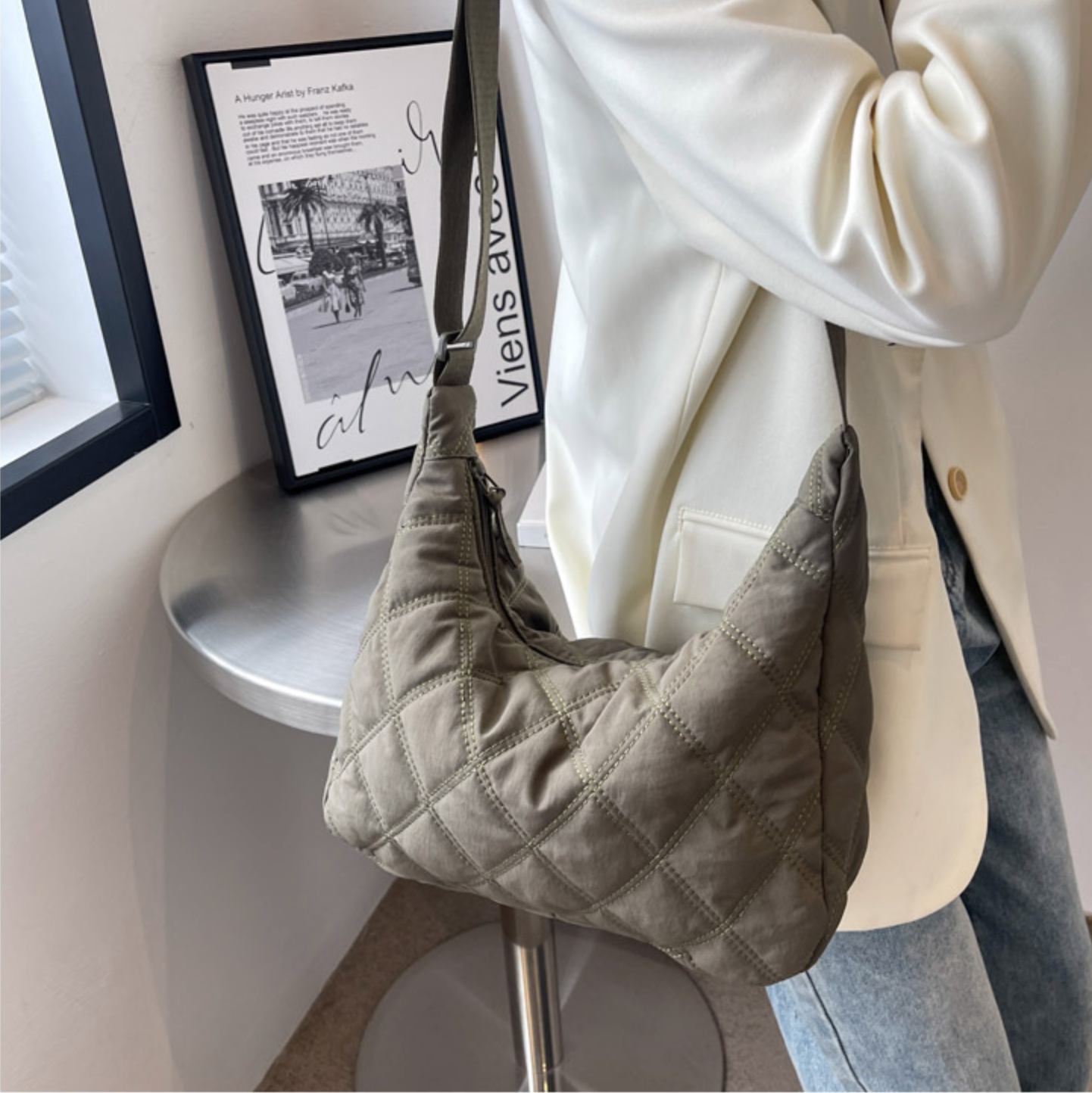 Millie Quilted Shoulder Bag