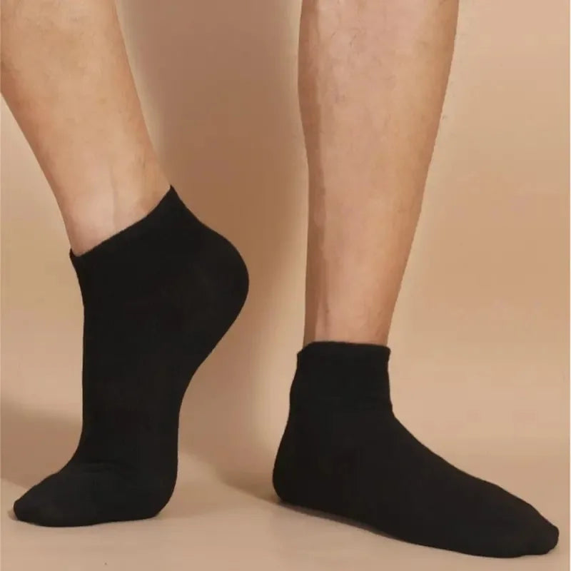 10 Pairs Unisex Casual Plain Color Boat Socks Thin Breathable Comfy anti Odor Sweat-Absorbing Low Cut Ankle Socks for Men Women