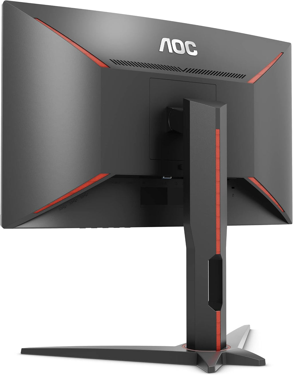 C24G1 24" Curved Frameless Gaming Monitor, FHD 1080P, 1500R VA Panel, 1Ms 144Hz, Freesync, Height Adjustable, VESA, 3-Year Zero Dead Pixels Black