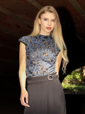 Floral Mesh Lace T-Shirt