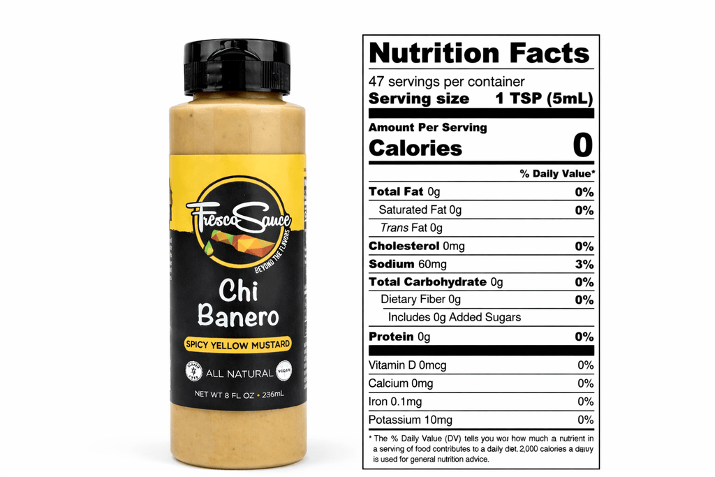 Chi Banero Spicy Yellow Mustard