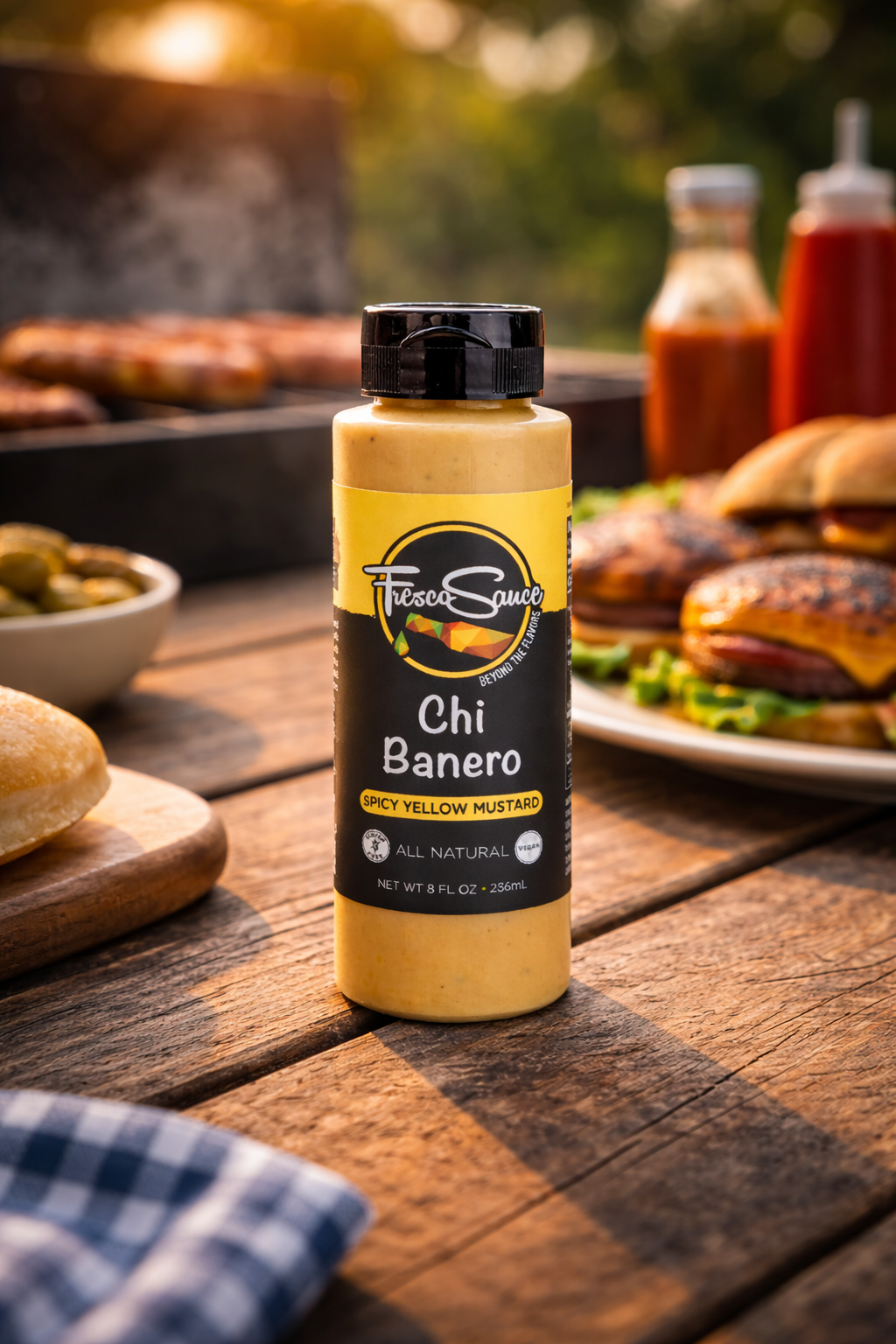 Chi Banero Spicy Yellow Mustard