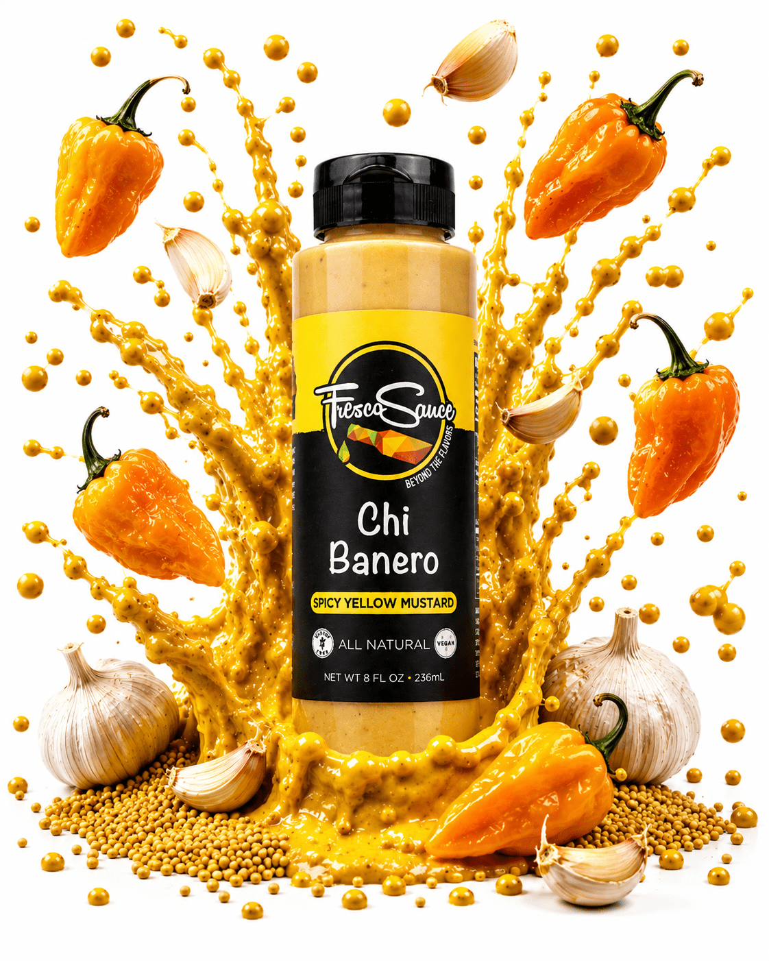 Chi Banero Spicy Yellow Mustard