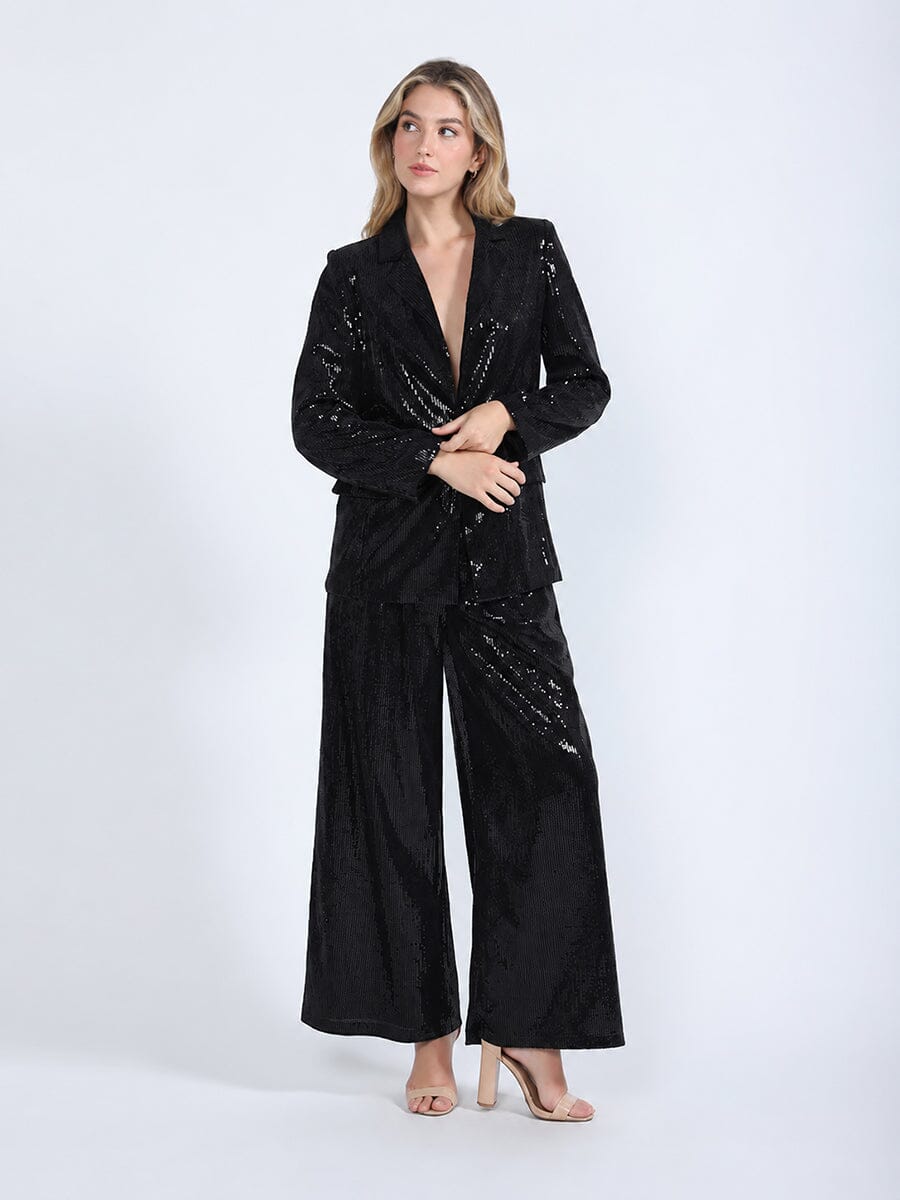 Sequin Embellished Blazer